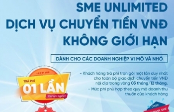 Vietinbank cung cấp dịch vụ chuyển tiền không giới hạn cho SME