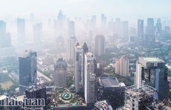 Thủ đô Jakarta của Indonesia "đau đầu" với ô nhiễm không khí