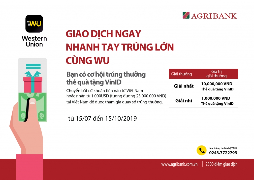 cung agribank giao dich ngay nhanh tay trung lon cung wu
