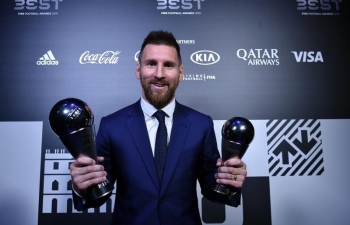 Messi giành giải "The Best" của FIFA
