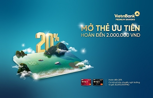 Quà tặng dành riêng cho khách hàng ưu tiên sử dụng thẻ Premium banking của VietinBank