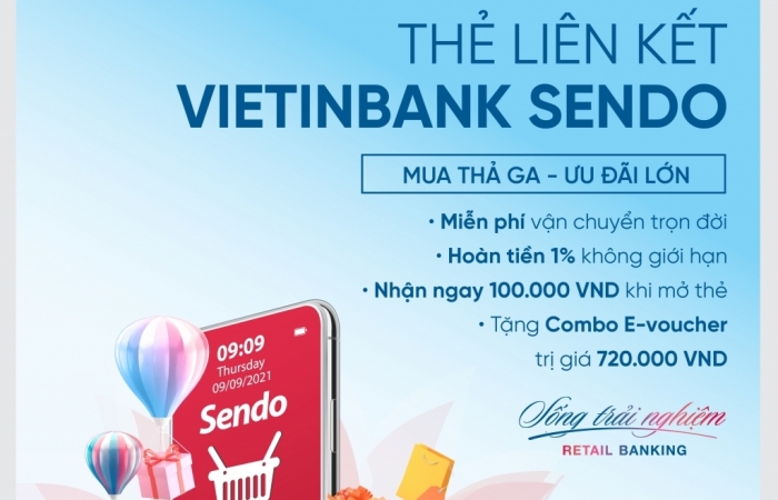 Freeship trọn đời - Săn deal cực đã trên Sendo cùng VietinBank