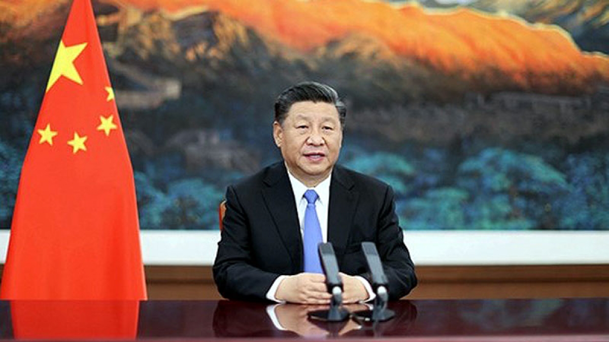 Chủ tịch Trung Quốc Tập Cận B&igrave;nh. Ảnh: Thời b&aacute;o ho&agrave;n cầu.