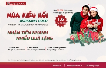 Dịch vụ nhận tiền kiều hối qua Agribank: Nhận tiền nhanh nhiều quà tặng