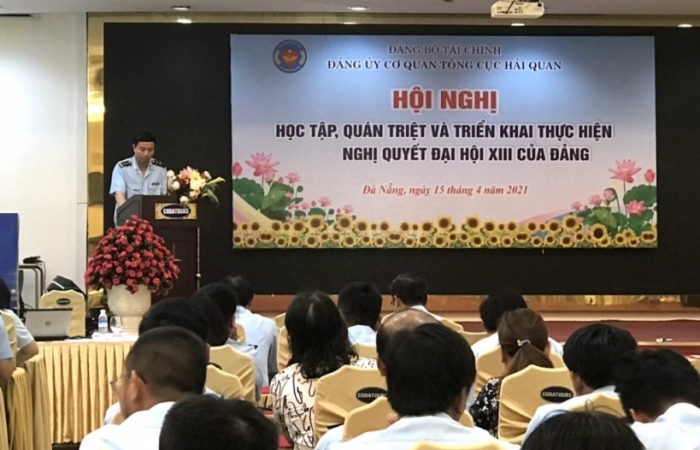 100 đảng viên cơ quan Tổng cục Hải quan tại Đà Nẵng học tập Nghị quyết Đại hội XIII của Đảng
