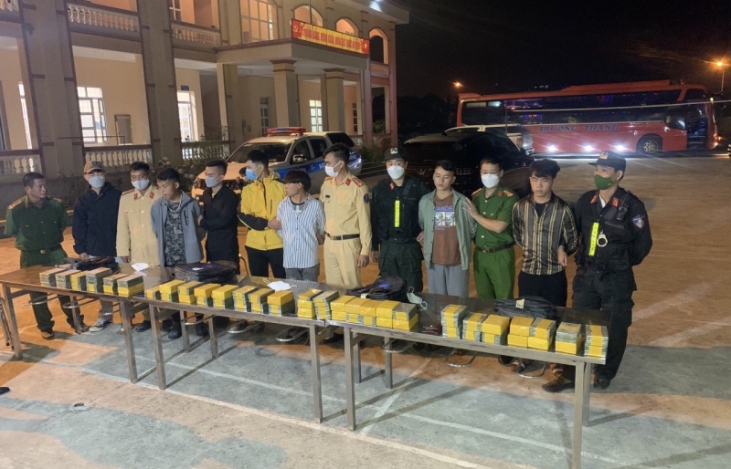 Điện Biên: Triệt phá đường dây vận chuyển 115 bánh heroin