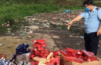 Quảng Ninh: Thu giữ hơn 54.000 bao thuốc lá ngoại nhập lậu