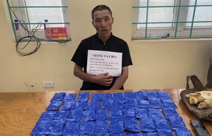 Điện Biên: Bắt đối tượng cùng 12.000 viên ma túy