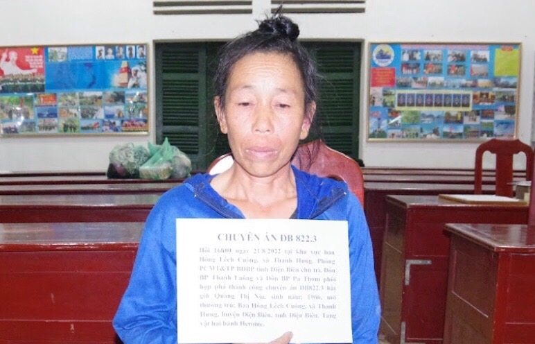Điện Biên: Bắt đối tượng vận chuyển thuê 2 bánh heroin