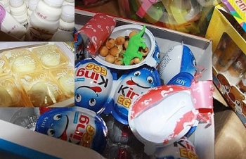 Hà Nội: Cận tết Trung thu, lại bắt  2 xe tải chở bánh kẹo không nguồn gốc