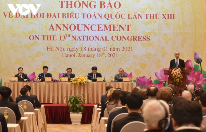 Thông tin về Đại hội Đảng XIII tới Đoàn Ngoại giao và các tổ chức quốc tế tại Việt Nam