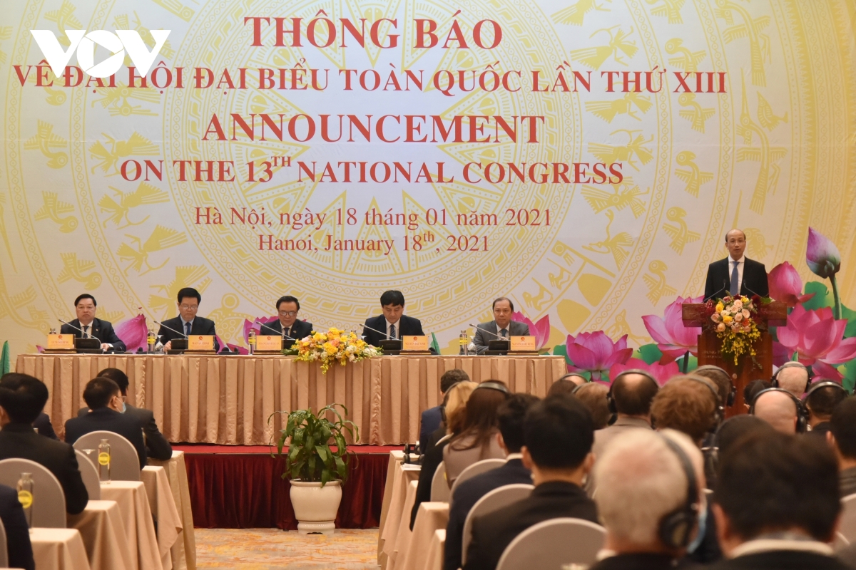 Thông tin về Đại hội Đảng XIII tới Đoàn Ngoại giao và các tổ chức quốc tế tại Việt Nam