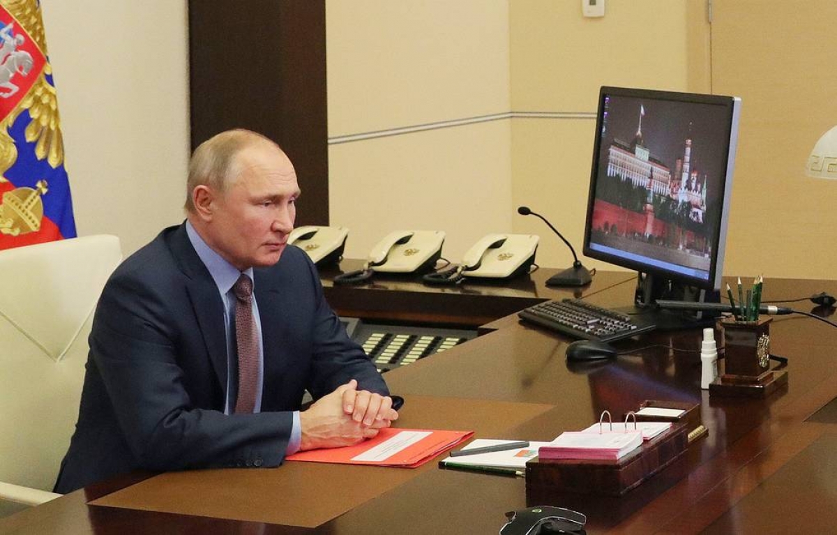 Tổng thống Nga V.Putin. Nguồn: Tass