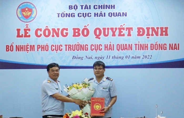 Bổ nhiệm tân Phó Cục trưởng Cục Hải quan Đồng Nai Lê Thành Vân