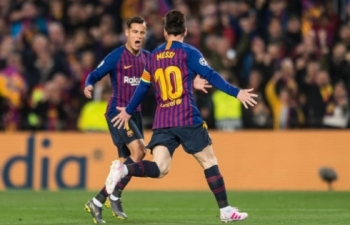 Lionel Messi lập cú đúp, Barca dễ dàng đả bại MU