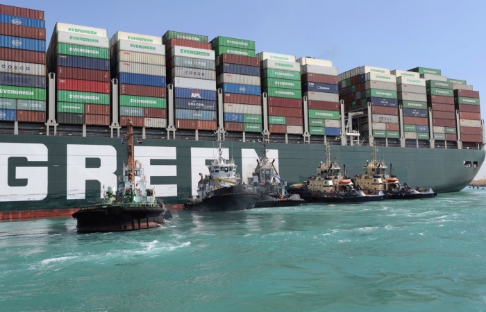 Ai Cập và chủ tàu Ever Given bất đồng về chi phí bồi thường tàu mắc cạn trên kênh đào Suez