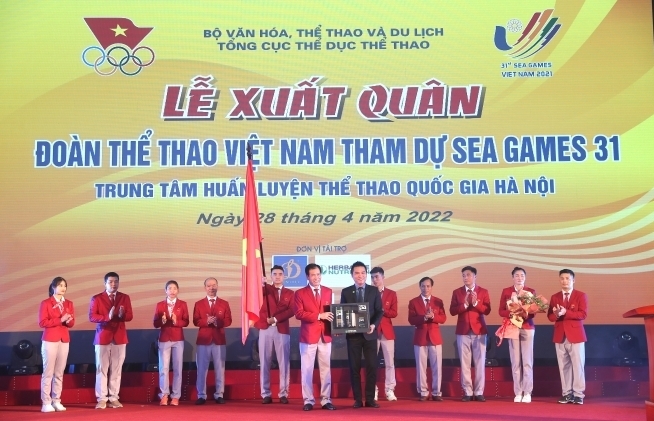 Herbalife Nutrition đồng hành tổ chức Lễ xuất quân cho Đoàn Thể thao Việt Nam tham dự SEA Games 31