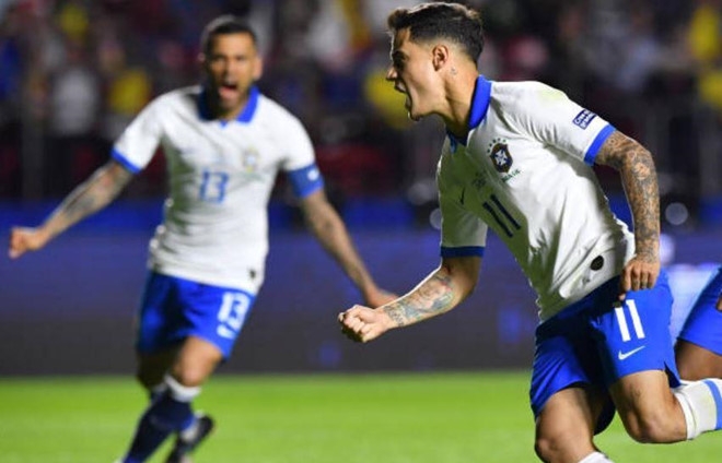 Coutinho lập cú đúp, Brazil thắng dễ trận ra quân Copa America 2019