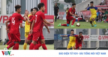 Toàn cảnh chiến thắng tối thiểu của U23 Việt Nam trước U18 Việt Nam