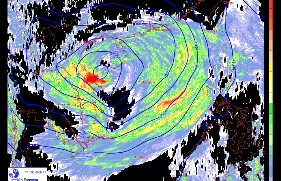 Áp thấp nhiệt đới ở Biển Đông có khả năng mạnh lên thành bão