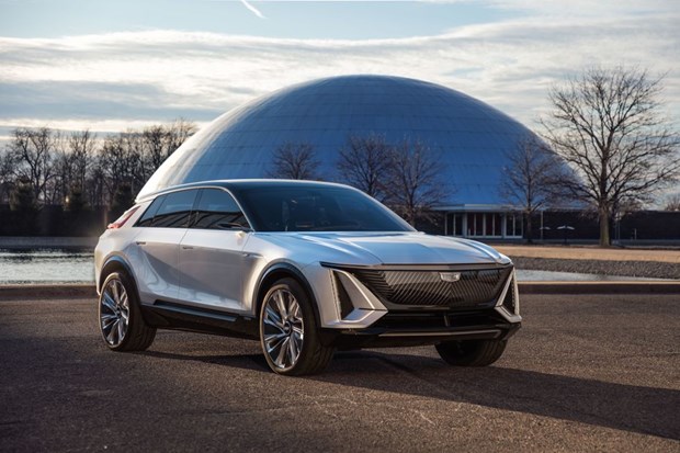 Cadillac 'so gang' Tesla voi mau crossover chay hoan toan bang dien hinh anh 1