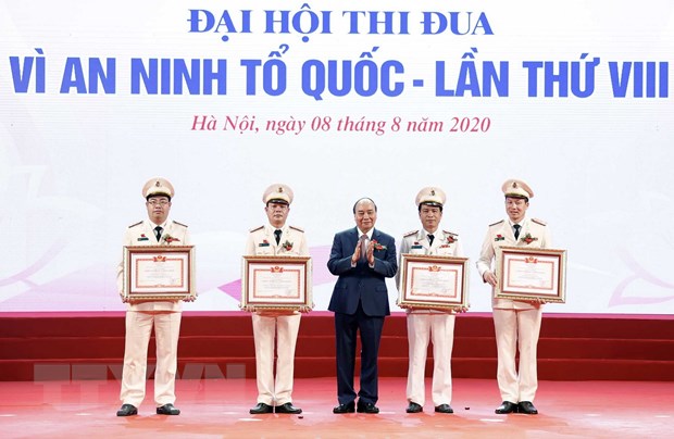 Thu tuong du Dai hoi 'Vi an ninh To quoc' luc luong cong an nhan dan hinh anh 1