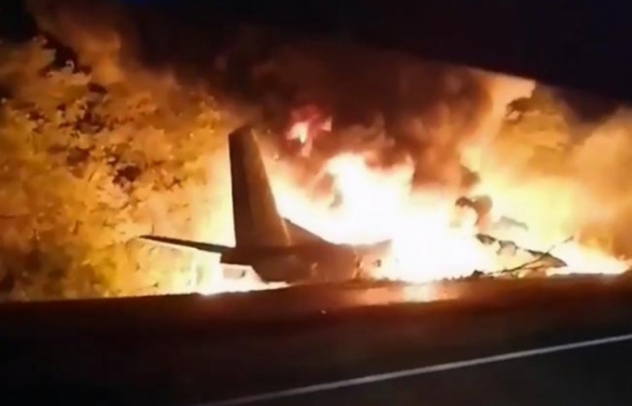 Máy bay quân sự rơi ở Ukraine khiến ít nhất 22 người thiệt mạng