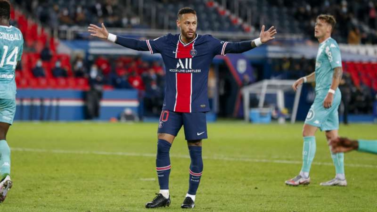 Neymar đóng góp 2 bàn thắng và 1 kiến tạo vào trận thắng đậm nhất từ đầu mùa của PSG. (Ảnh: Getty).