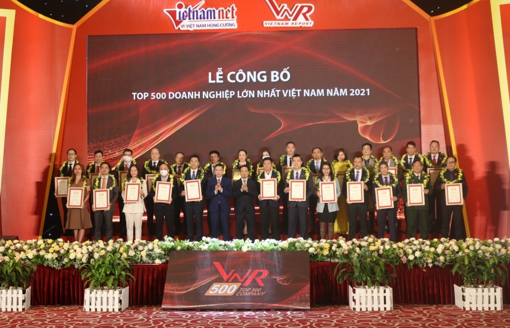 Lễ tôn vinh Top 500 doanh nghiệp lớn nhất Việt Nam năm 2021