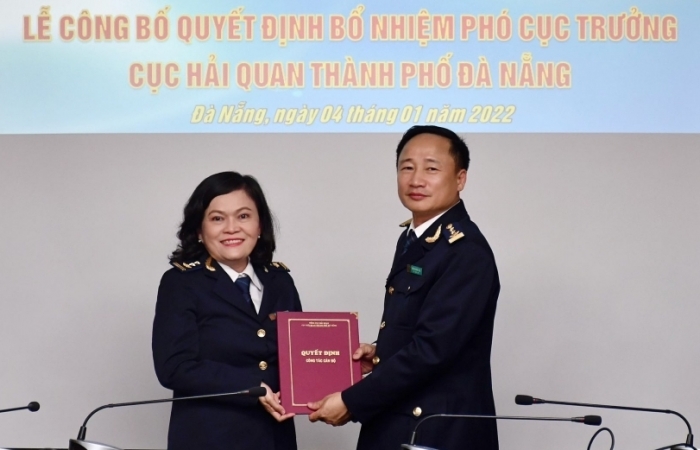 Bổ nhiệm nữ Phó Cục trưởng Cục Hải quan Đà Nẵng Đặng Thị Lệ Hoa