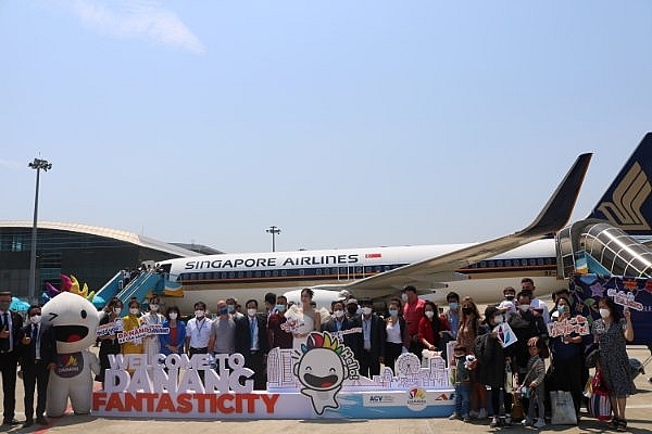 Chào đón các chuyến bay quốc tế đầu tiên đến thành phố Đà Nẵng