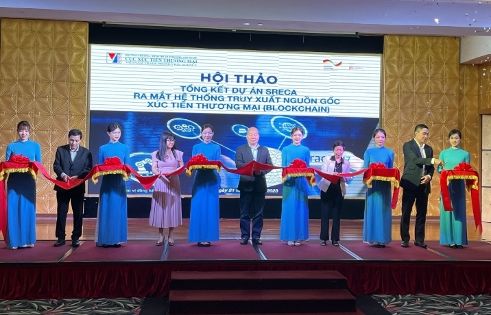 Ra mắt Hệ thống truy xuất nguồn gốc xúc tiến thương mại áp dụng công nghệ chuỗi khối
