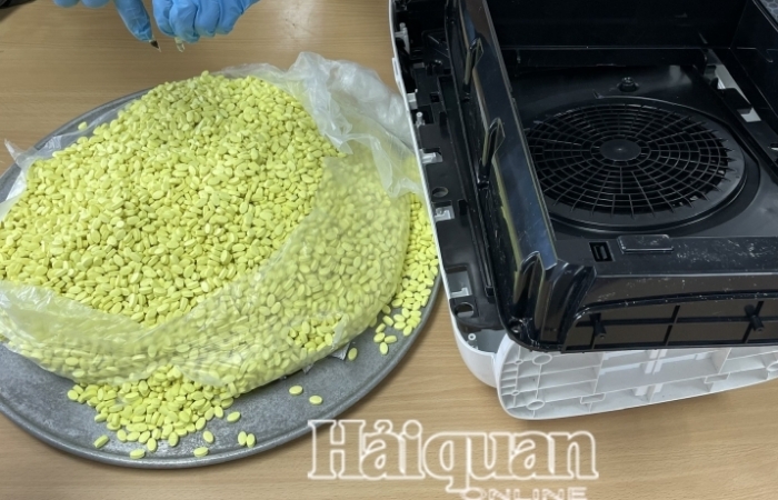 Hơn 7 kg nghi ma túy trong vỏ bọc máy lọc không khí từ Đức về Việt Nam