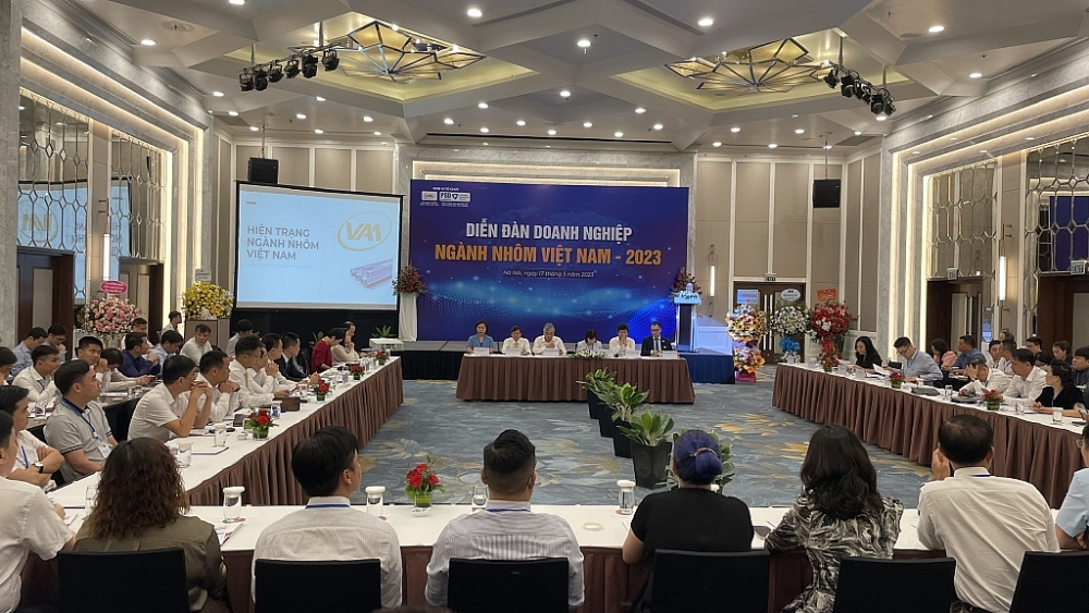 Diễn đàn Doanh nghiệp ngành nhôm Việt Nam - 2023. Ảnh: N.Linh