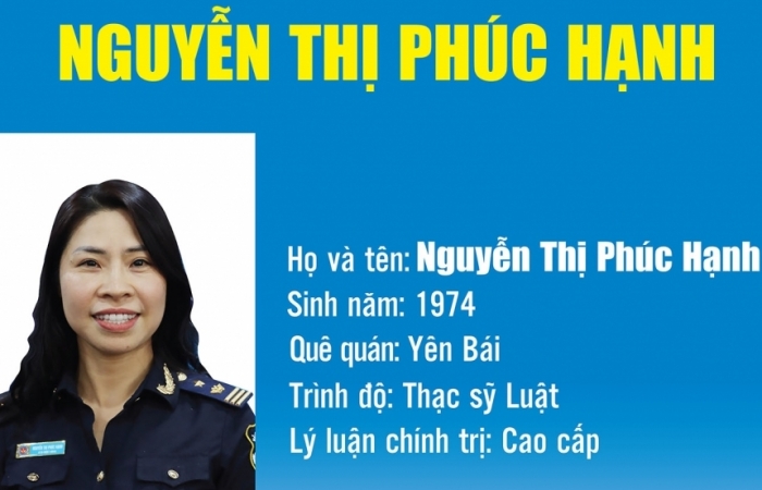 Infographics: Quá trình công tác của tân Phó Chánh Văn phòng Tổng cục Hải quan Nguyễn Thị Phúc Hạnh