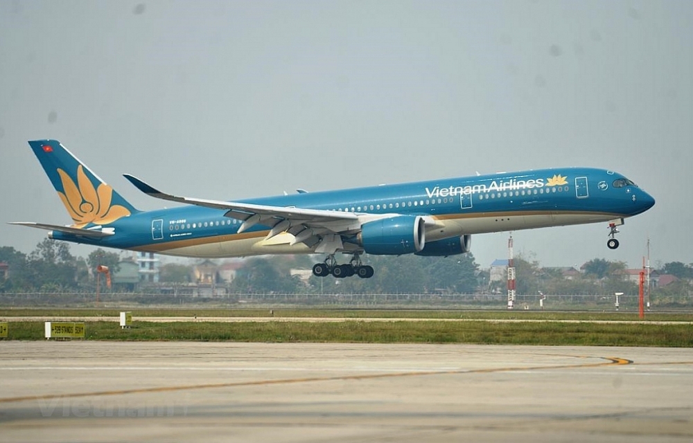 Máy bay cất cánh tại sân bay Nội Bài. Ảnh: Internet