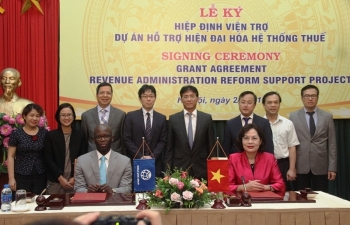 Kí kết Hiệp định viện trợ Dự án Hỗ trợ hiện đại hoá hệ thống thuế Việt Nam