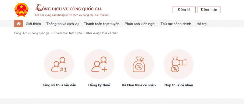 Hơn 2.600 hồ sơ đăng ký thuế được gửi qua Cổng Dịch vụ công quốc gia