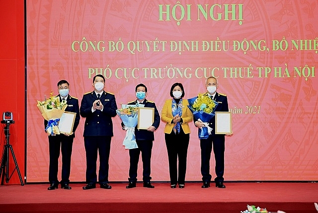 Cục Thuế Hà Nội có 3 tân Phó Cục trưởng