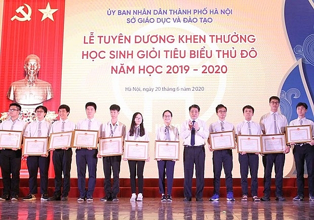 Hà Nội tuyên dương 509 học sinh giỏi tiêu biểu