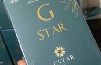 Viên bổ thảo mộc G Star có dấu hiệu của việc sản xuất, kinh doanh làm giả