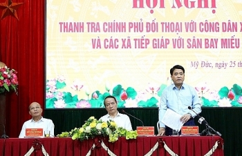 Thanh tra Chính phủ, Hà Nội đối thoại với người dân vụ sân bay Miếu Môn
