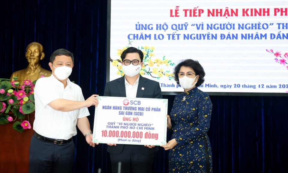 SCB chung tay chăm lo tết cho người nghèo