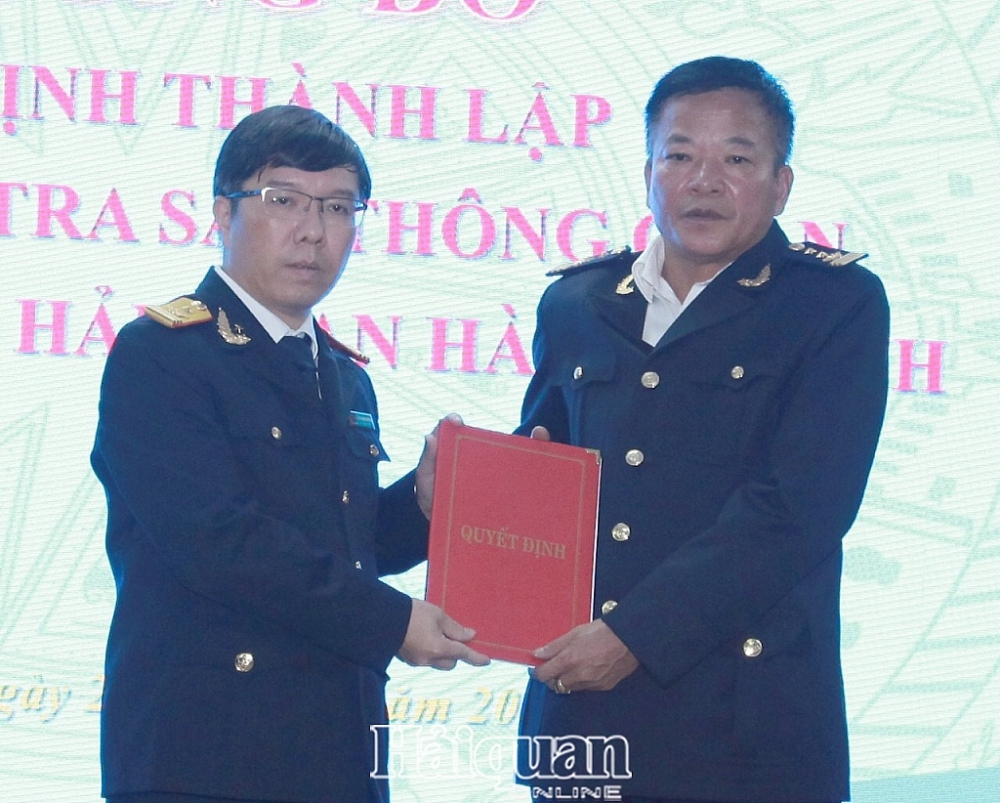 Chi cục Kiểm tra sau thông quan- Hải quan Hà Nam Ninh chính thức được thành lập