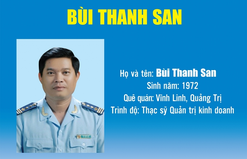 Quá trình công tác của tân Cục trưởng Cục Hải quan Hà Tĩnh Bùi Thanh San