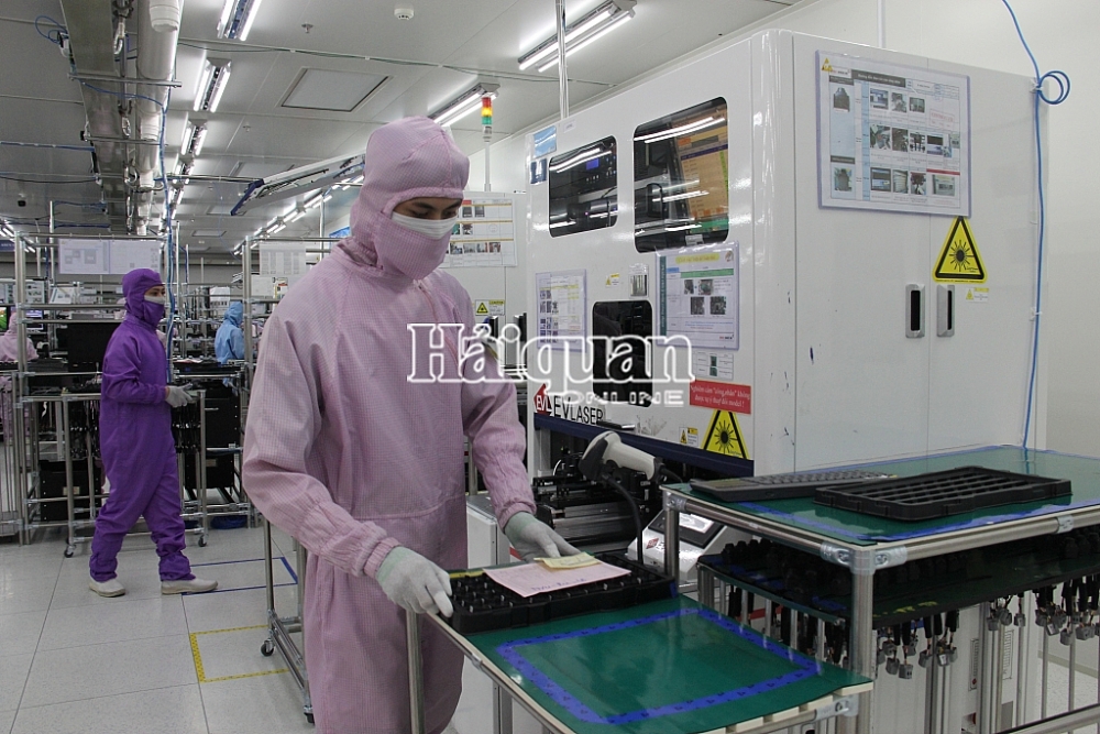 Hoạt động sản xuất hàng công nghệ cao tại các doanh nghiệp chế xuất. Ảnh: H.Nụ Hoạt động sản xuất hàng công nghệ cao tại các doanh nghiệp chế xuất. Ảnh: H.Nụ