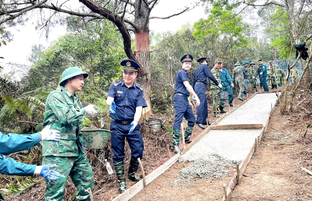 Đảng bộ Hải quan Lạng Sơn khởi công xây dựng công trình Dân vận khéo