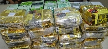 Nghệ An: Bắt 4 đối tượng vận chuyển 20 bánh heroin và 40 kg ma túy đá 