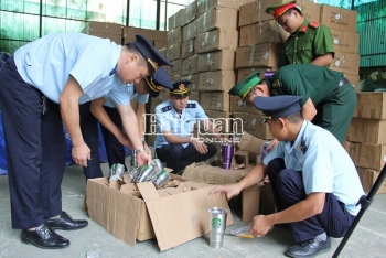 Hải quan Lạng Sơn: Đột kích kho chứa 280 kiện hàng nghi giả mạo xuất xứ Thái Lan 