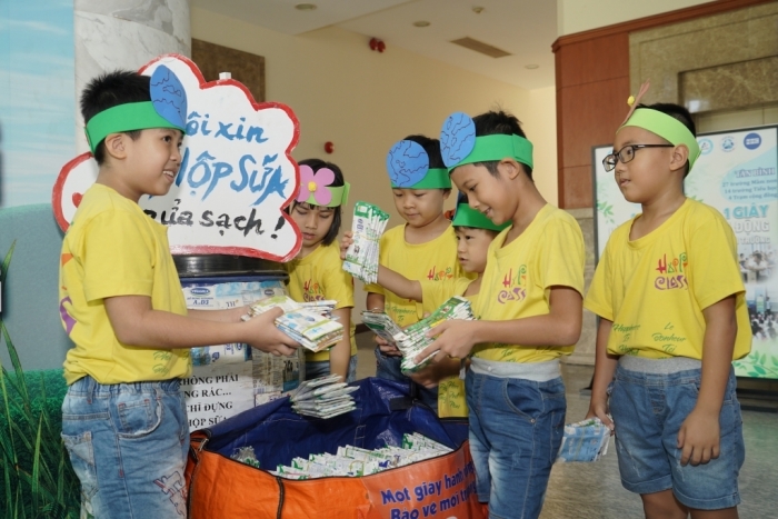 Tetra Pak mở rộng chương trình tái chế vỏ hộp tại 1.600 trường học tại Hà Nội